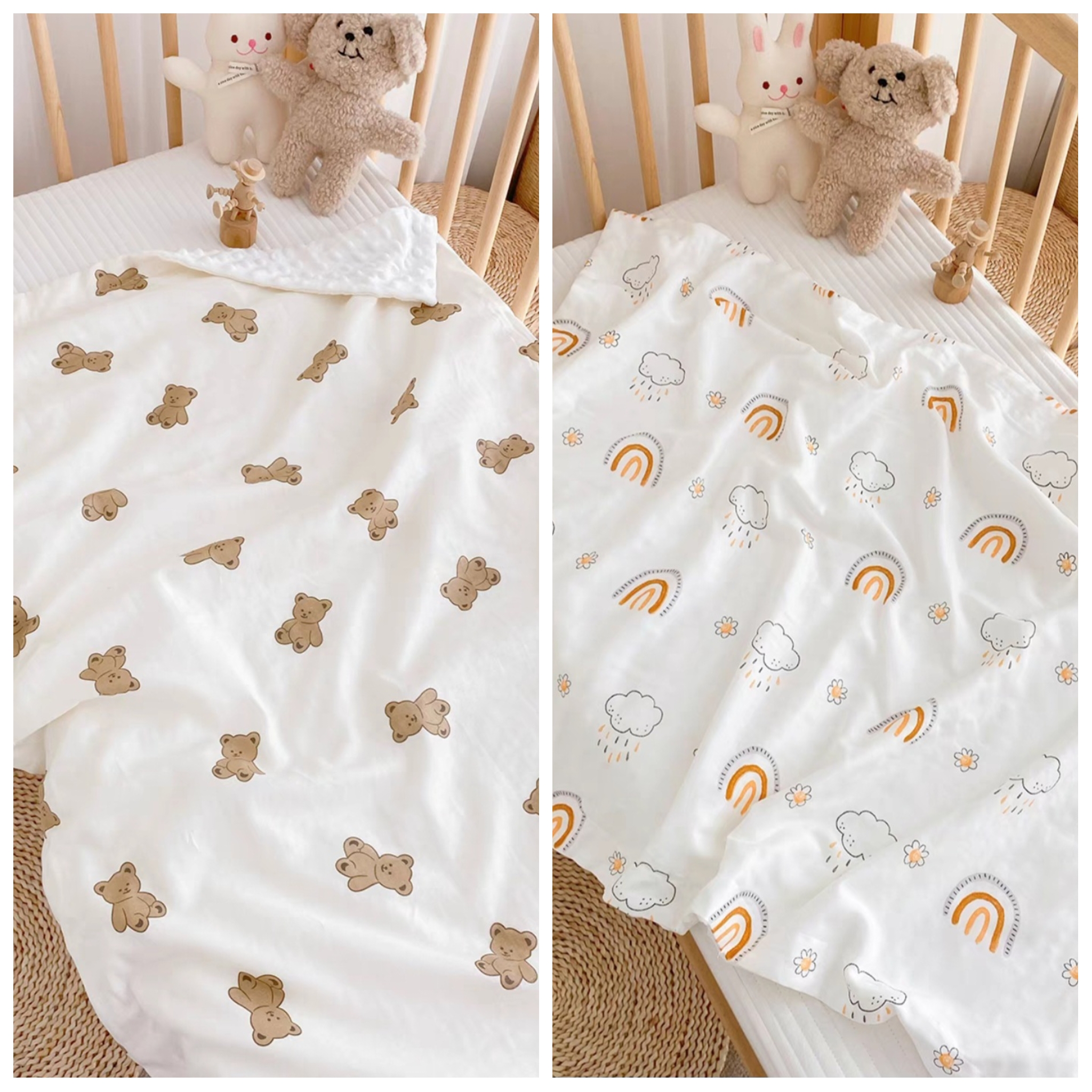 Emmanuel Baby Dot Mink Blanket *Choose design at fair